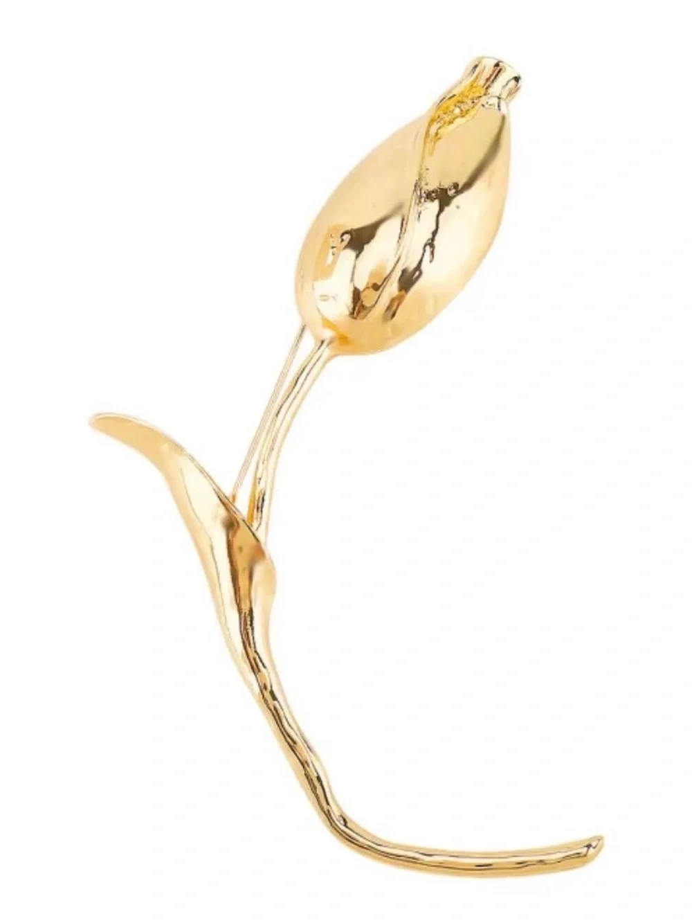 Gold Tulip Brooch Pin - Brooch Pin Accessories